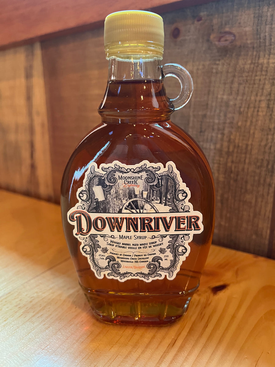Barrel Aged Maple Syrup Moonshine Creek